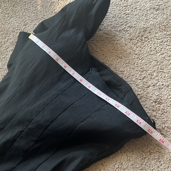 Mac Duggal Couture One Shoulder Mini Dress with Bow Detail Black - Picture 6 of 8